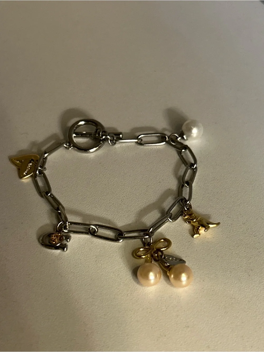 NWOT Coach Charm Bracelet